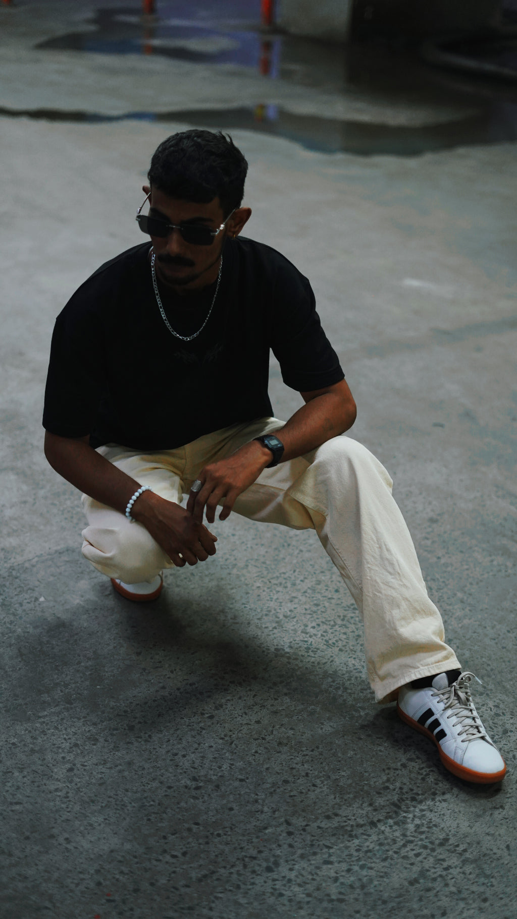 Heavyweight 250 GSM Oversized Puff Printed Tee – Unisex Street Edition