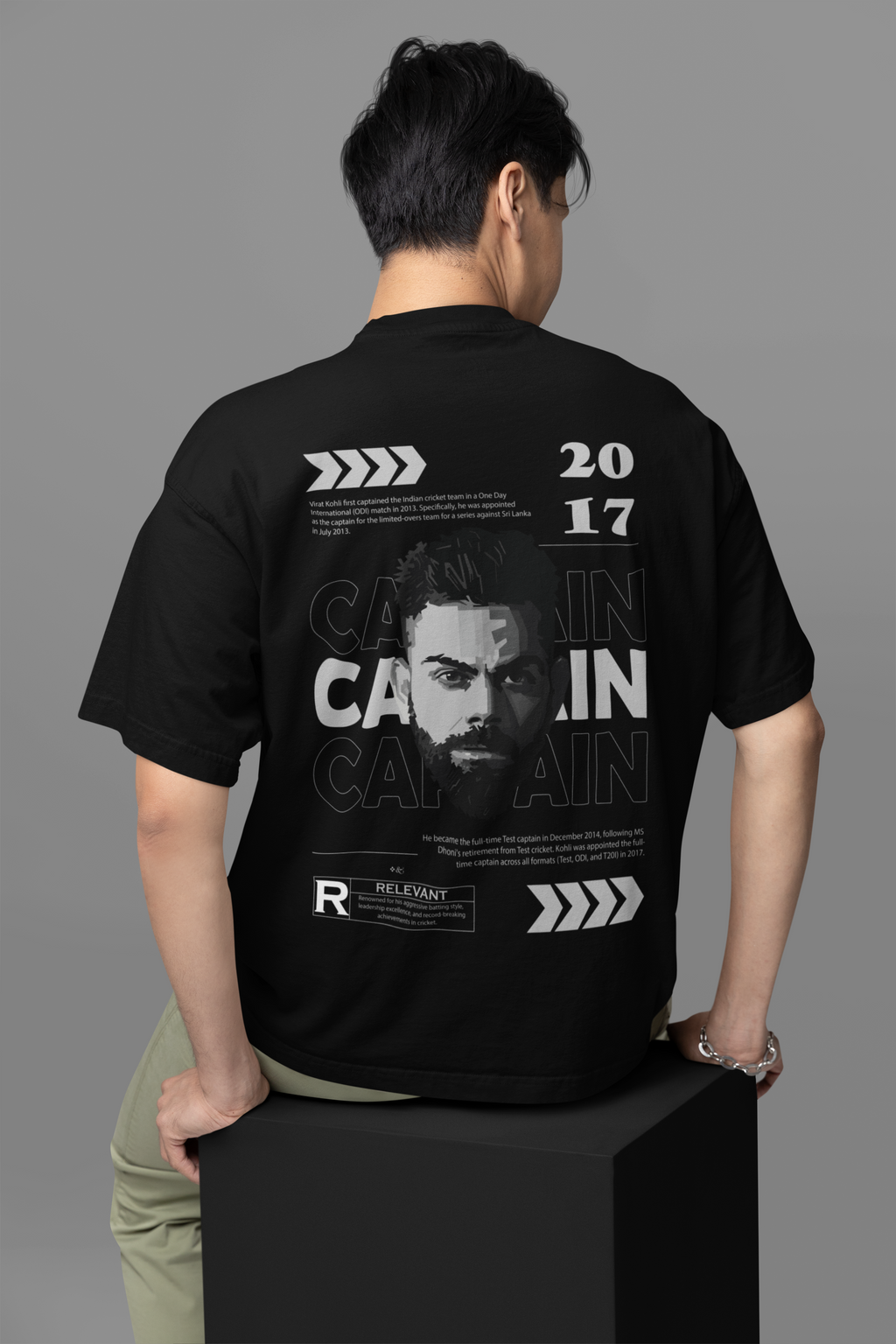 The Alpha Drop: Captain Oversized Tee